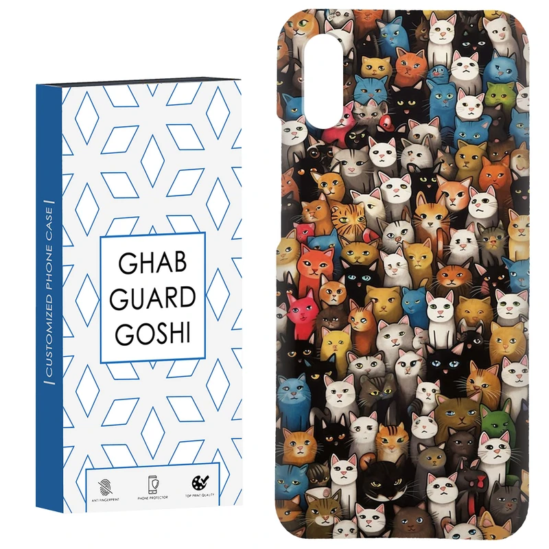 کاور قاب گارد گوشی طرح گربه کد Dimo-293 مناسب برای گوشی موبایل شیائومی Redmi 9A / 9i
