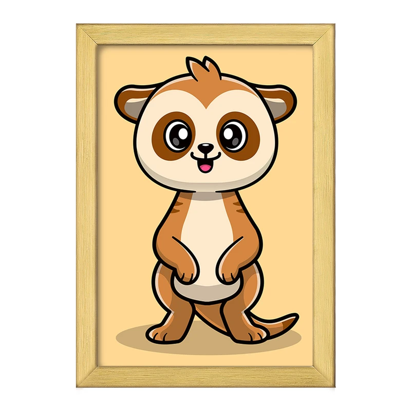 تابلو خندالو طرح حیوانات بامزه سمور کد 29693