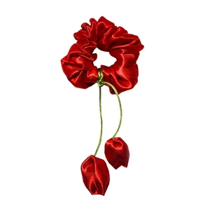 کش مو اسکرانچی زنانه مدل لاله کد 404