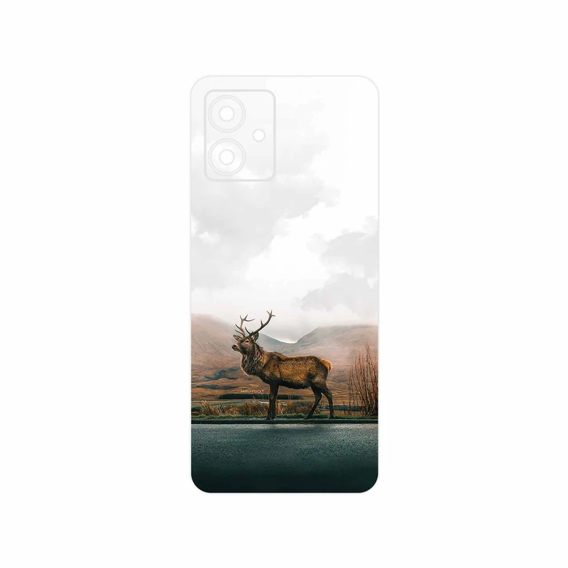 برچسب پوششی ماهوت مدل Horned_Deer مناسب برای گوشی موبایل موتورولا Moto G14