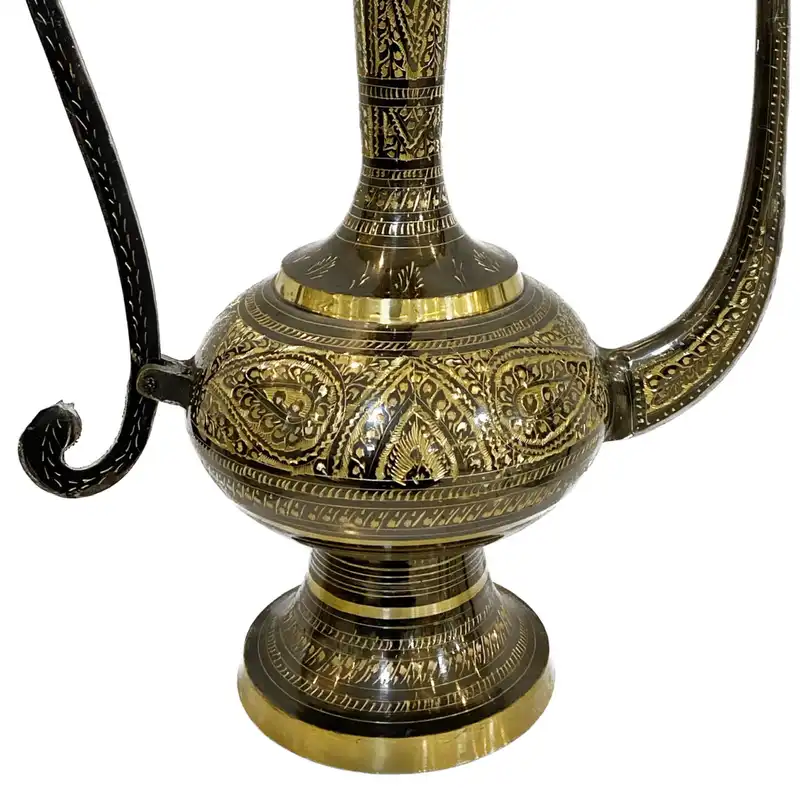 گلاب پاش برنجی مدل سیاه قلم 2185