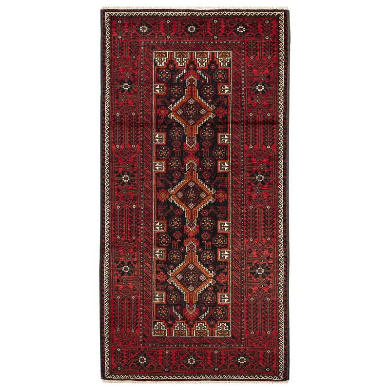 فرش دستبافت دو متری مدل بلوچ 19.34.2773