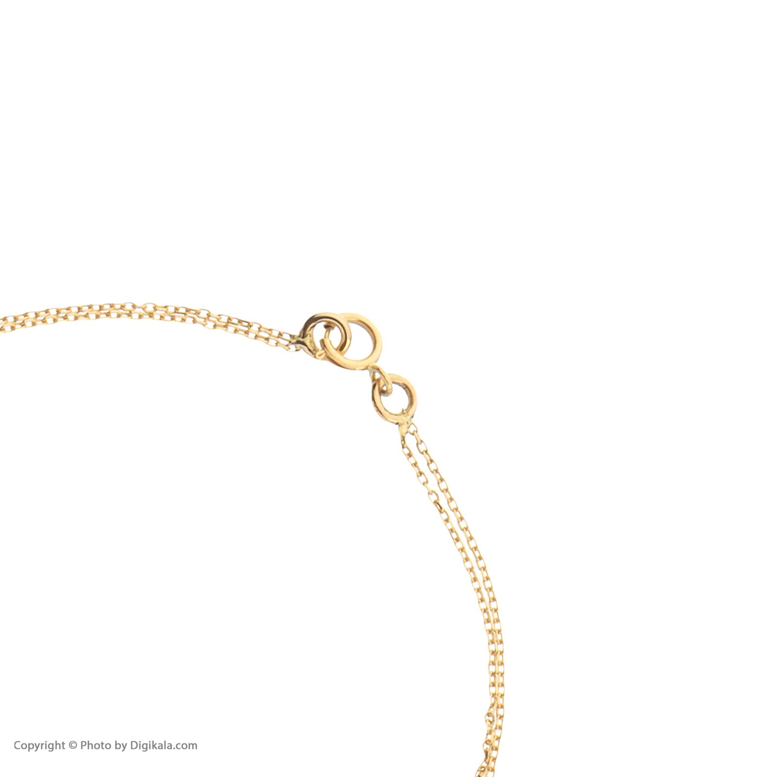 دستبند طلا 18 عیار زنانه مایا ماهک مدل MB1090 -  - 4