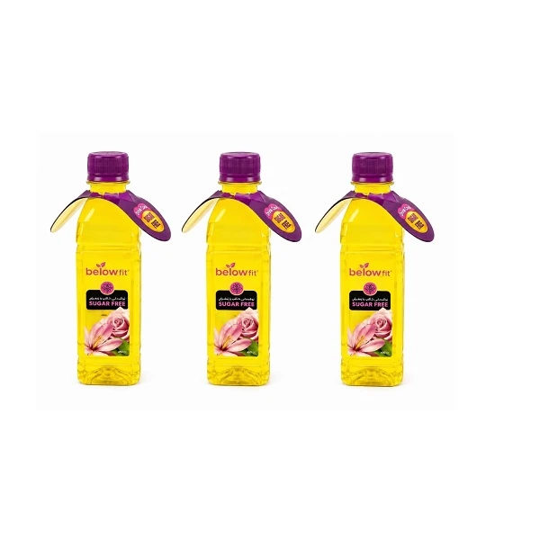 نوشیدنی بدون گاز گلاب و زعفران بدون شکر بیلو - 300 میلی لیتر بسته 3 عددی