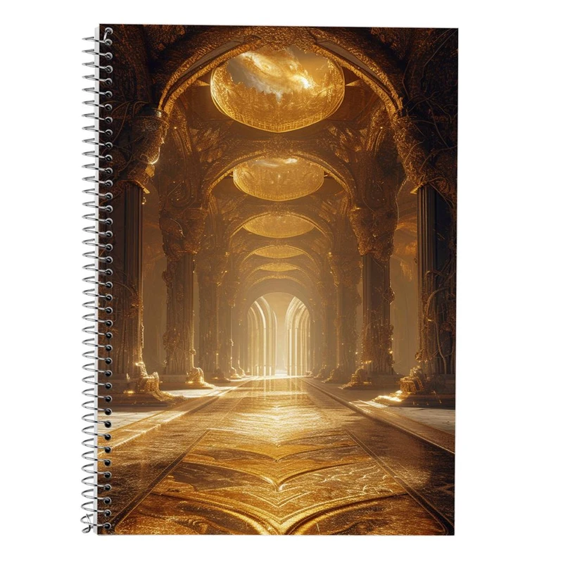 دفتر لغت 50 برگ مدوپد طرح شهر کد DF17405