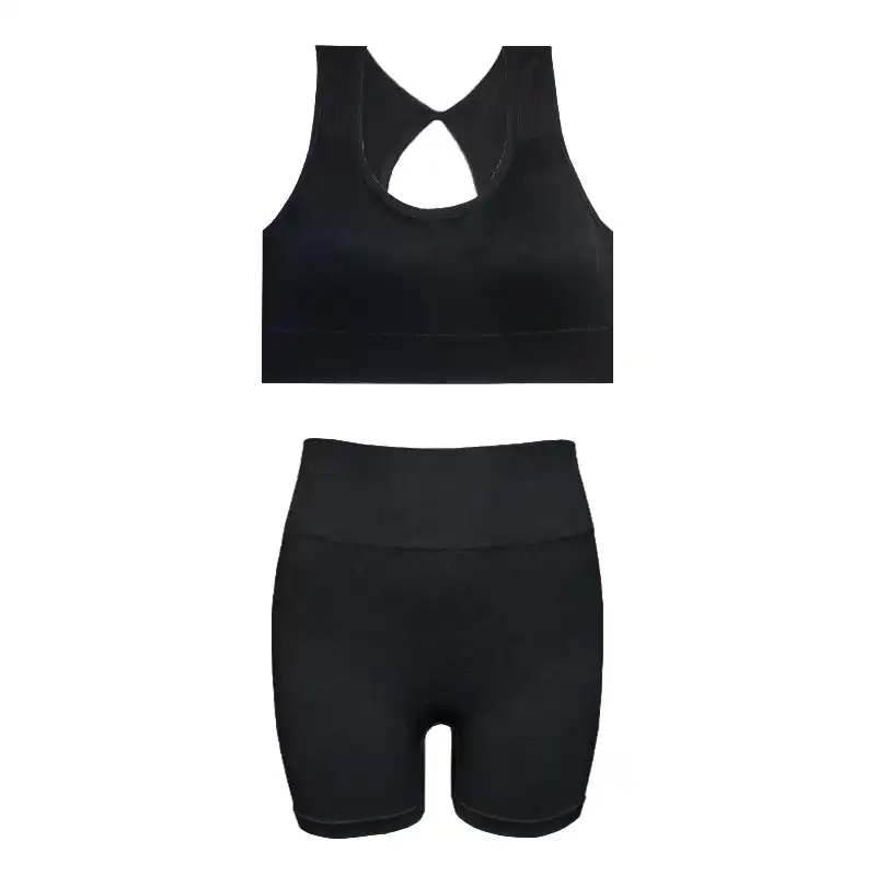 ست تاپ و شلوارک ورزشی زنانه مدل پد متحرک کد 22501l