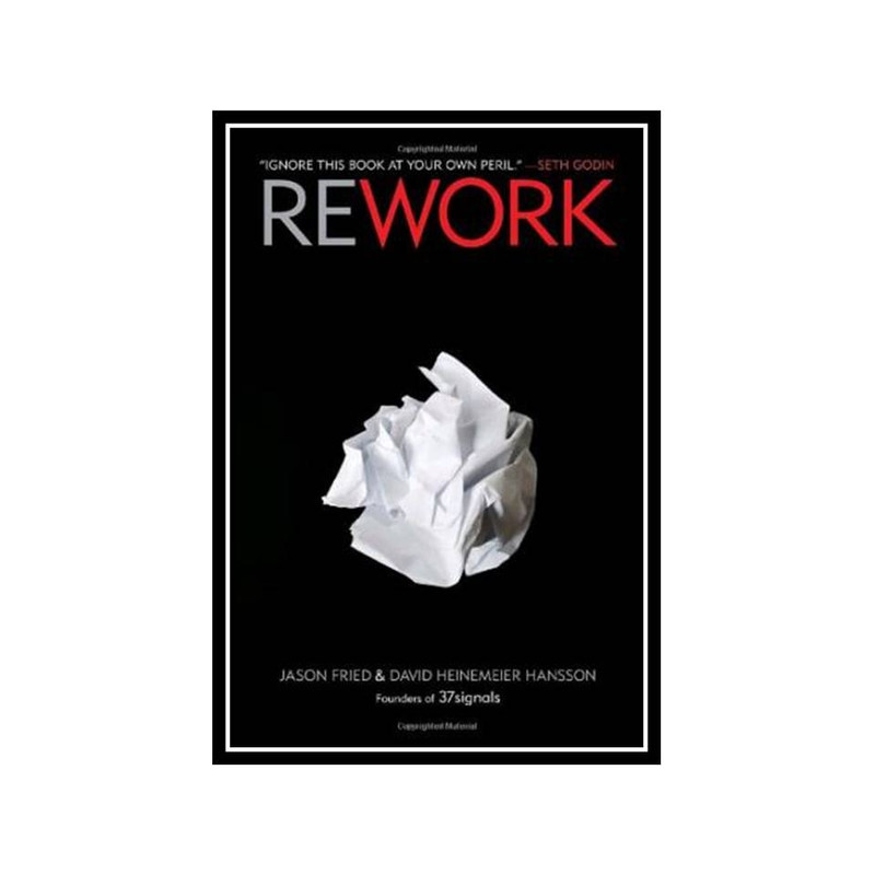 کتاب Rework اثر Jason Fried & David Heinemeier Hansson انتشارات مؤلفین طلایی