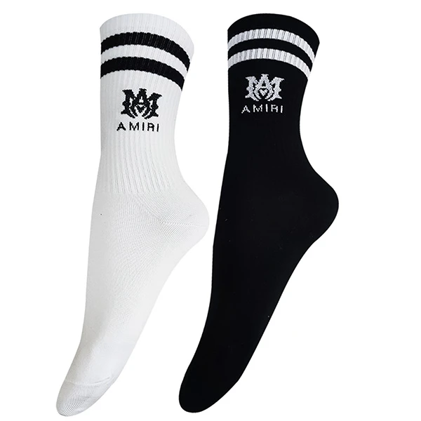 جوراب ورزشی ساق بلند مردانه تن پوش هنگامه مدل پنبه کش اسپرت رینگی مجموعه 2 عددی