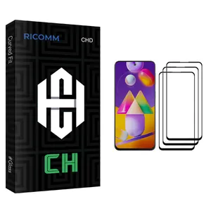 Ricomm CH glass Screen Protector For Samsung Galaxy M31s Pack Of 3