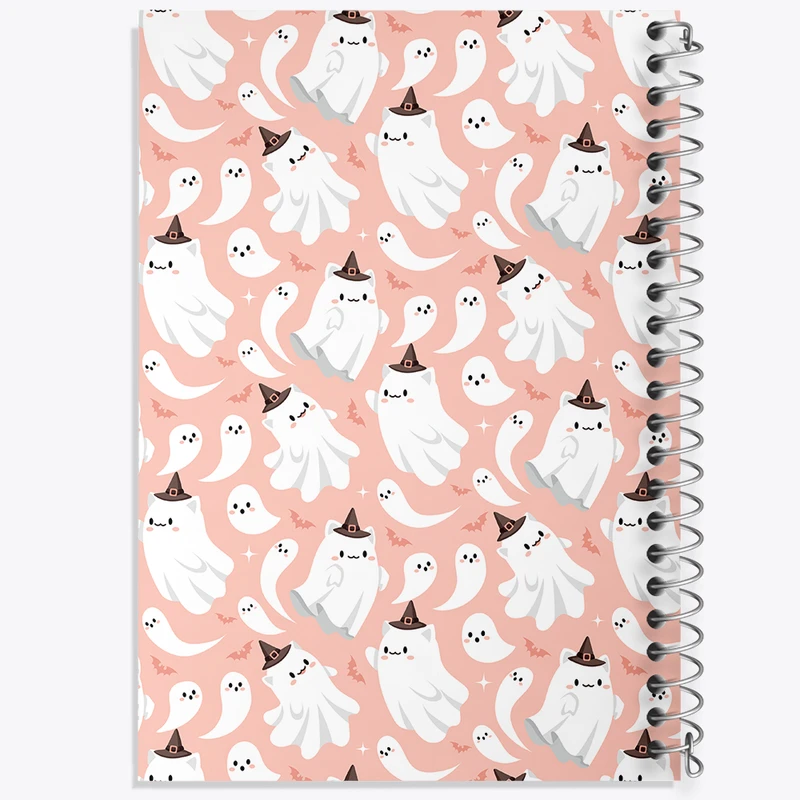 دفتر ژورنال نویسی 50 برگ خندالو مدل نقطه ای طرح روح کوچولو کد N417