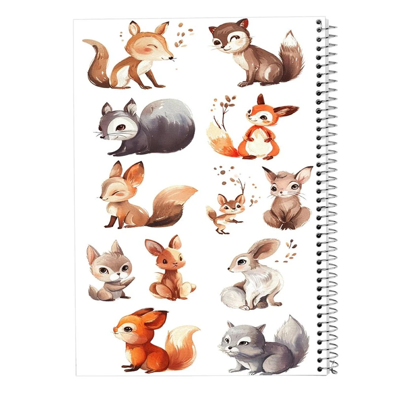 دفتر نقاشی 50 برگ مدوپد مدل سگ و گربه کد DF17353