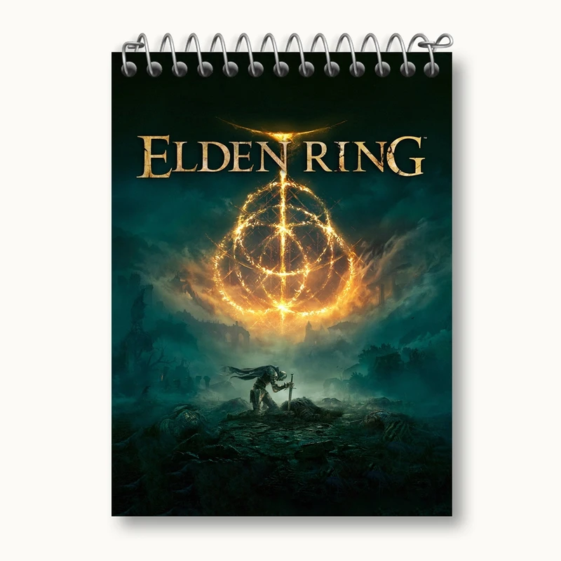 دفتر یادداشت 50 برگ خندالو مدل بازی الدن رینگ Elden Ring کد 26132