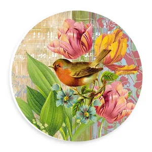 دیوارکوب طرح گل و مرغ مدل wtb39