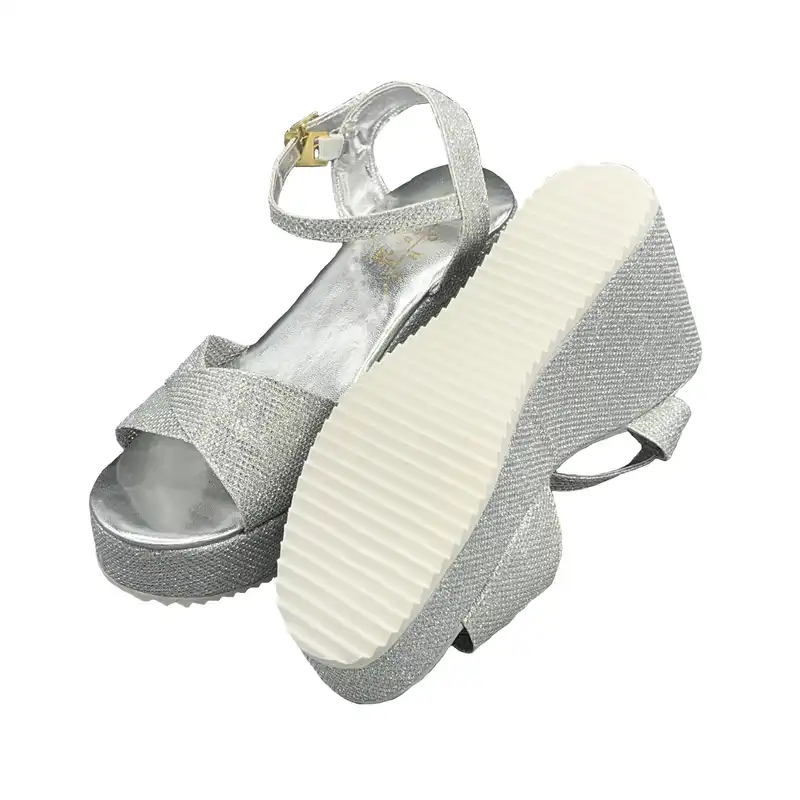 صندل زنانه مدل چرم مصنوعی لمه