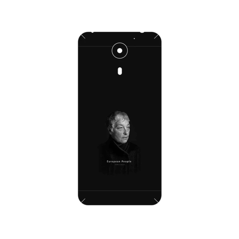 برچسب پوششی ماهوت مدل Portrait of a European Woman مناسب برای گوشی موبایل جی ال ایکس Aria