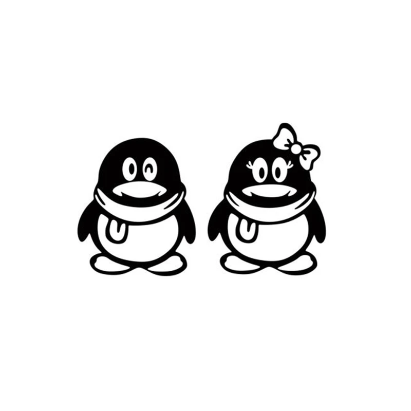 استیکر کلید و پریز شیپرس طرح پنگوئن کد SK003M مجموعه 2 عددی