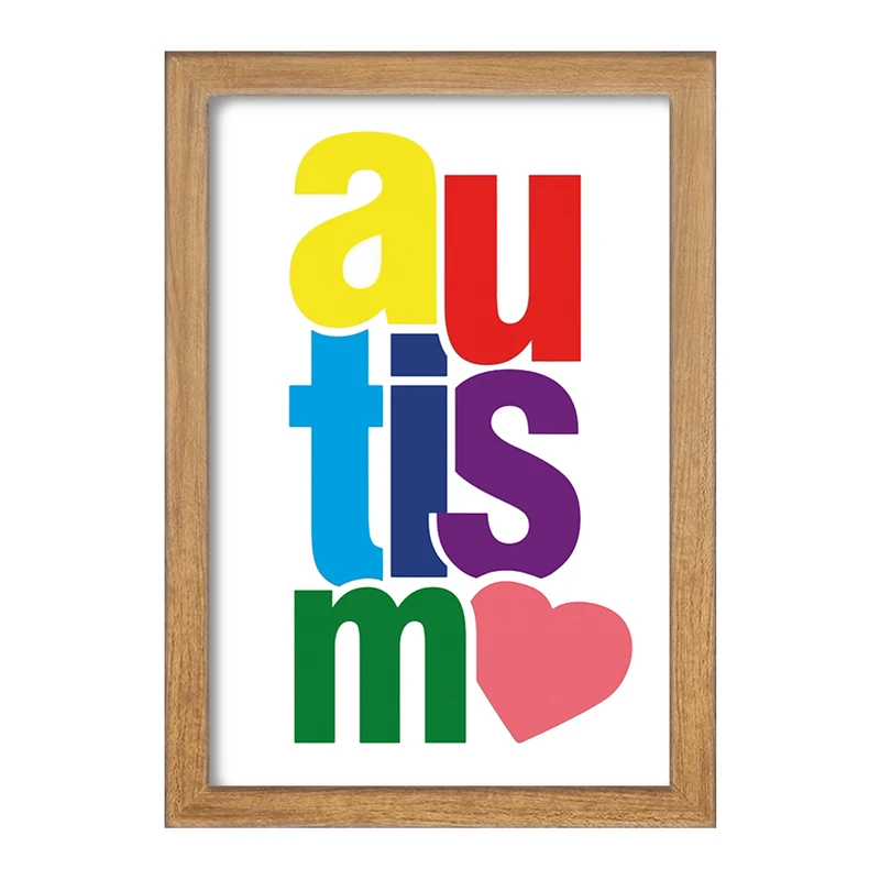 تابلو خندالو مدل اتیسم Autism کد 26735