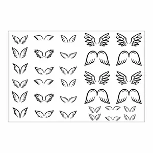  برچسب لنز ناخن مدل L2075