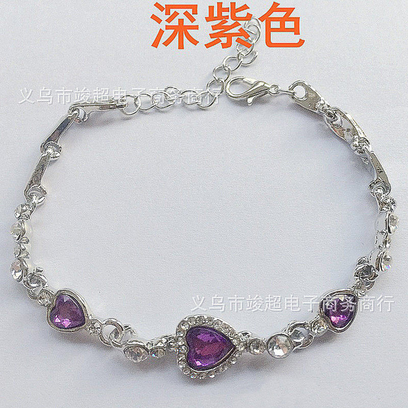 دستبند زنانه مدل قلب کد 00738