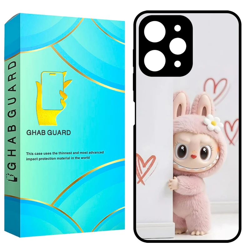 کاور قاب گارد طرح لبوبو مدل GCHPR12 مناسب برای گوشی موبایل شیائومی Redmi 12 4G / Redmi 12 5G / Poco M6 Pro 5G