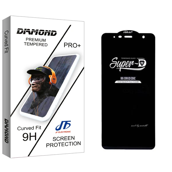 محافظ صفحه نمایش جی اف مدل Diamond SuperD مناسب برای گوشی موبایل سامسونگ Galaxy J4 Plus / J6 Plus