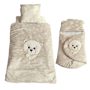 سرویس خواب چهار تکه کودک مدل ردپا کد 1