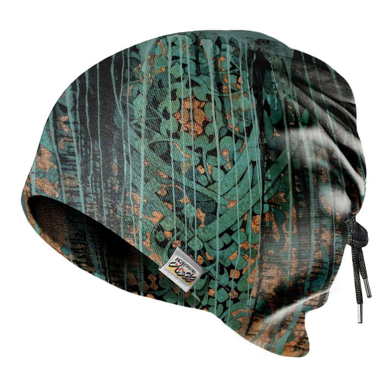 دستمال سر و گردن بند دار هزاردستان طرح نقاشی خط مدل DB53