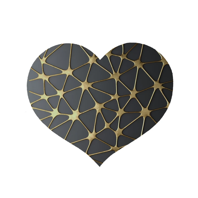 پادری مدل قلب طرح کلاسیک کد 8860 سایز 90x90 سانتی متر 