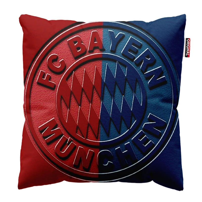 کوسن پاد آفرین طرح باشگاه بایرن مونیخ کد 2349 سایز 40*40 سانتی متر