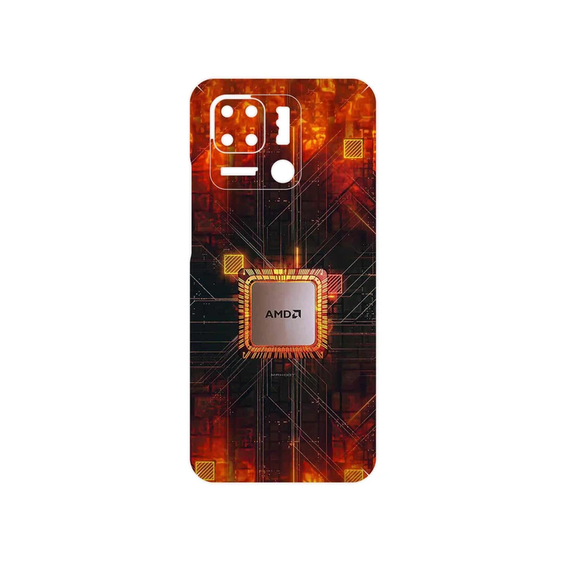 برچسب پوششی ماهوت مدل AMD مناسب برای گوشی موبایل شیائومی Redmi 10 Power