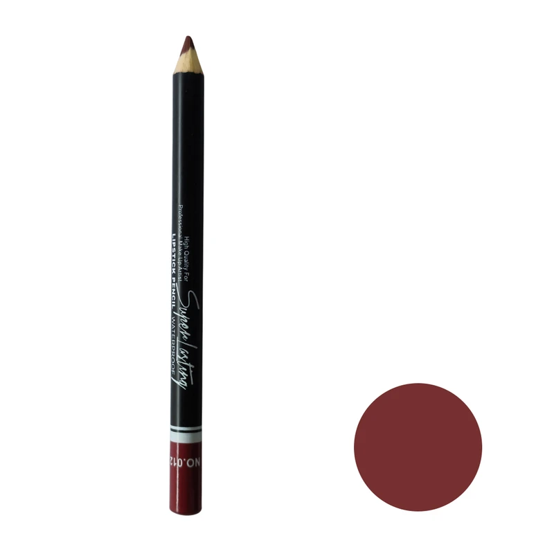 مداد لب سوپر لستینگ مدل waterproof شماره 12