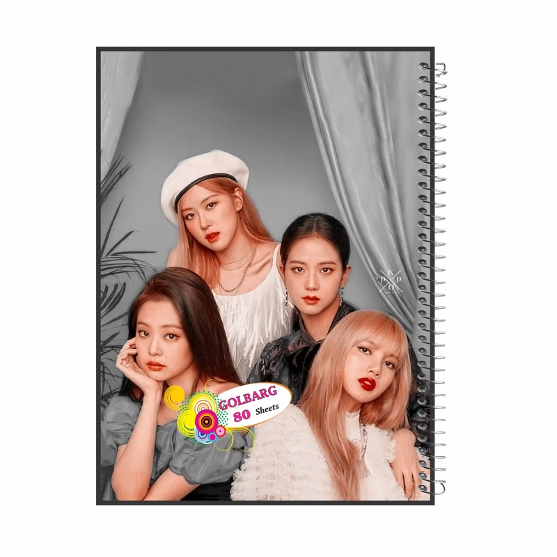 دفتر مشق 80 برگ گلبرگ طرح باک پینک کد 8078