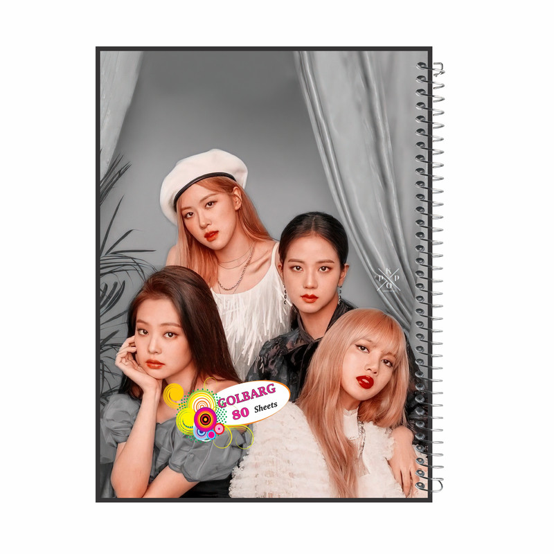 دفتر مشق 80 برگ گلبرگ طرح باک پینک کد 8078