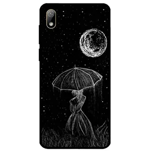 Megafone Girl and Moon 1369 Cover For Xiaomi Redmi 7A