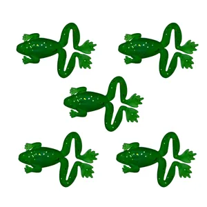 طعمه ماهیگیری مدل  قورباغه ژله ای کد FOG021 بسته 5 عددی