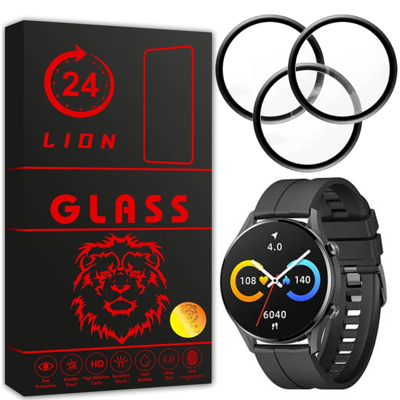 محافظ صفحه نمایش لاین مدل RT007 مناسب برای ساعت هوشمند شیائومی Smart Watch Imilab W12 بسته سه عددی
