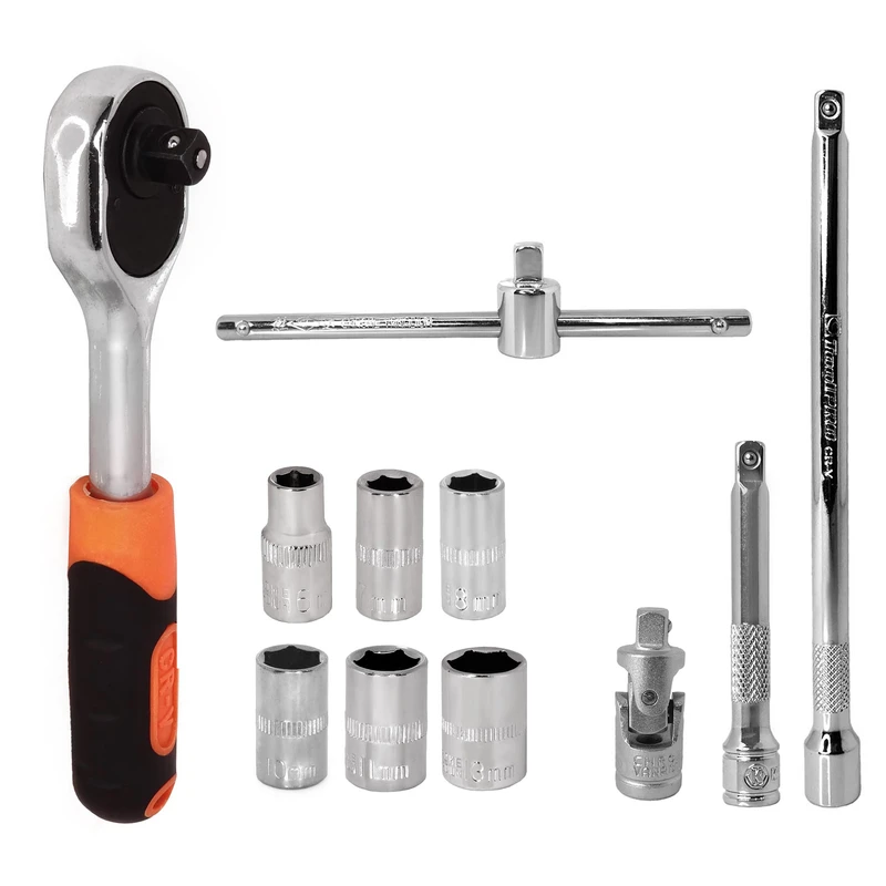 آچار بکس و سری آچاربکس مدل ART-65BXL-11PCS -مجموعه 11 عددی