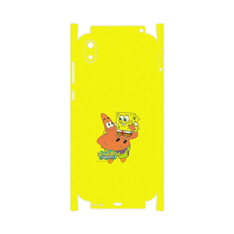 برچسب پوششی ماهوت مدل SpongeBob SquarePants-FullSkin مناسب برای گوشی موبایل هوآوی Y5 2019