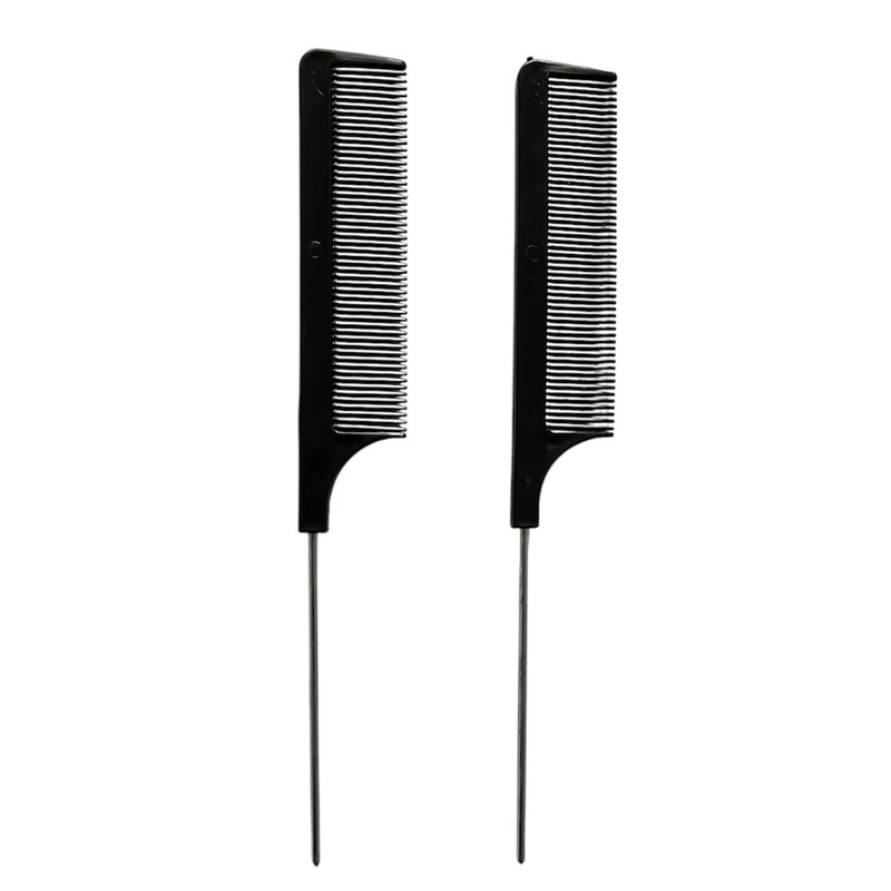 شانه مو کد D_00 مدل دم باریک بسته ۲ عددی