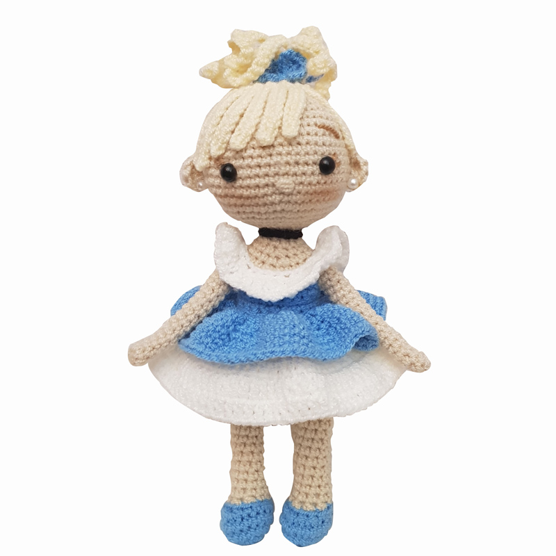 عروسک بافتنی طرح سیندرلا کد 27