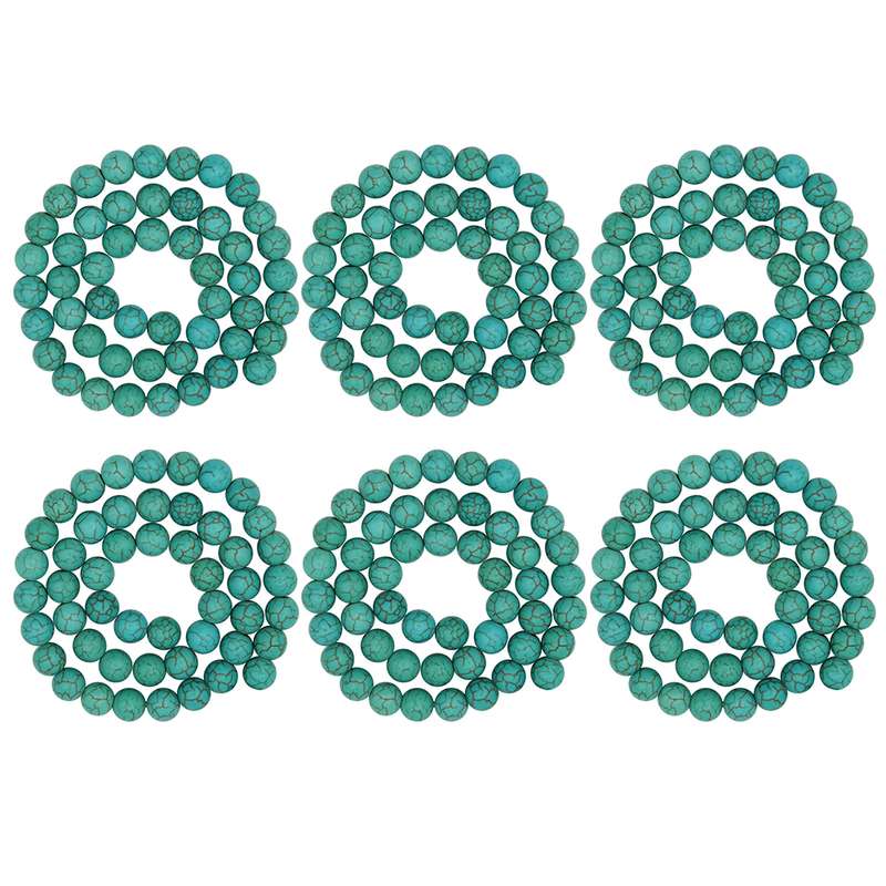 ریسه سنگ فیروزه رزالیا مدل Rika-AB-29 بسته 6 عددی