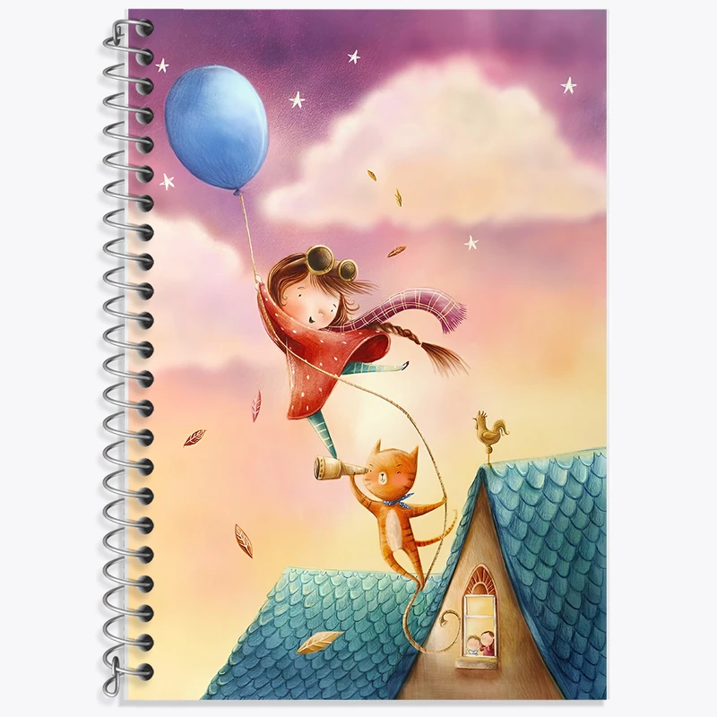 دفتر نت موسیقی 50 برگ خندالو طرح دخترانه کد F8188