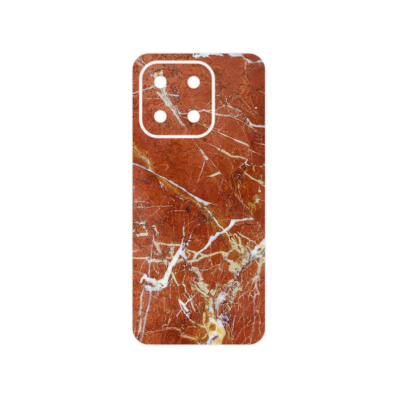 برچسب پوششی ماهوت مدل Red Marble مناسب برای گوشی موبایل آنر X6b