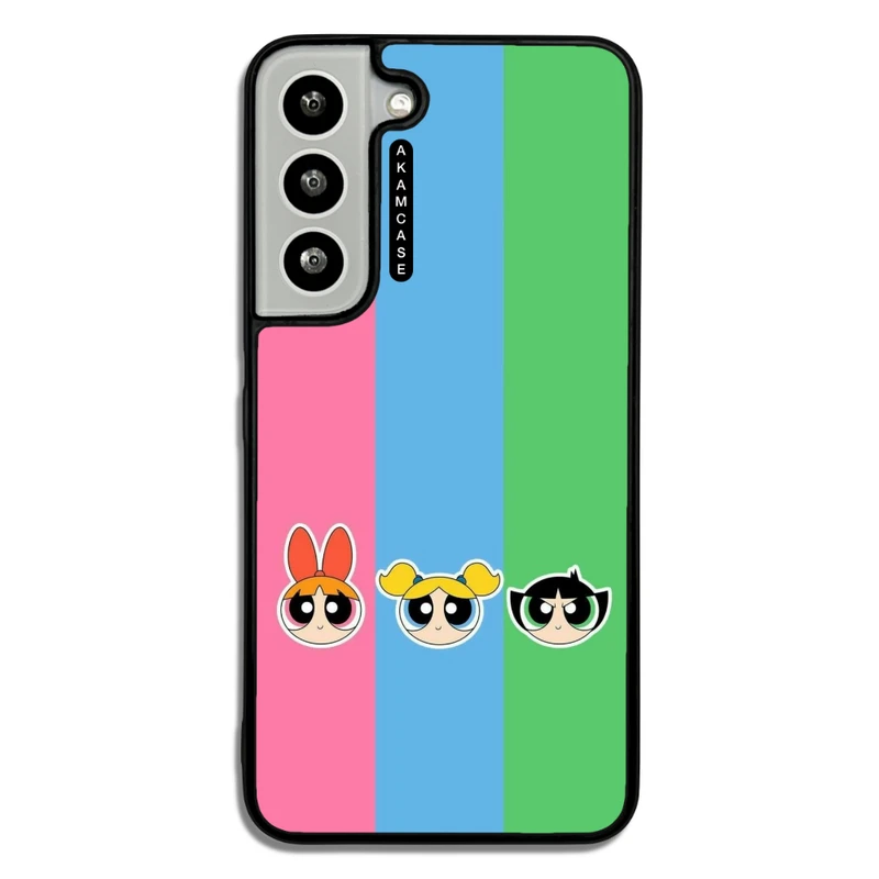 کاور آکام مدل AMCWSGS22-POWER PUFF GIRLS8  مناسب برای گوشی موبایل سامسونگ Galaxy S22