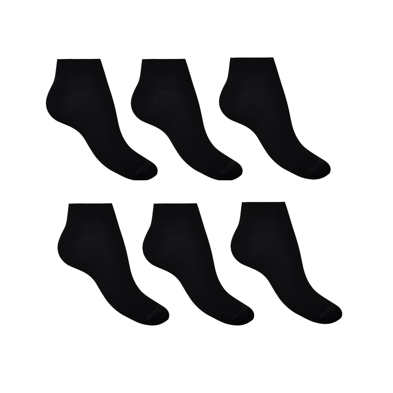 جوراب زنانه لنگه مدل مچی کد 0011 بسته 6 عددی