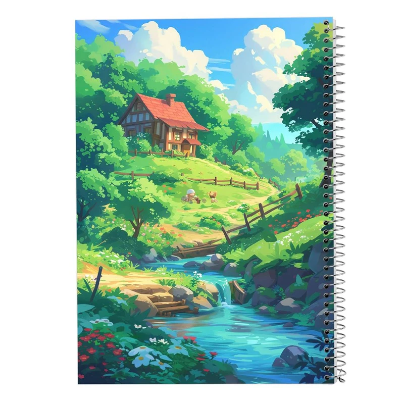 دفتر لیست خرید 50 برگ مدوپد مدل طبیعت کد DF15423