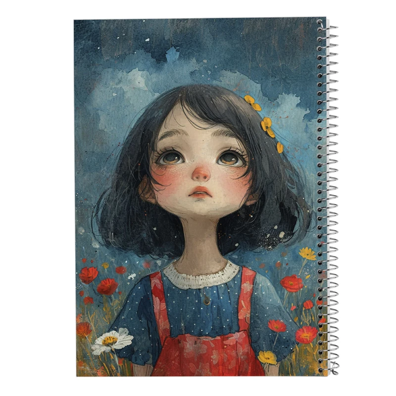 دفتر مشق 50 برگ مدوپد مدل دخترانه کد DF15873