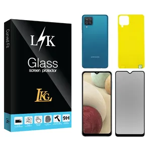 LKG LK Privacy Screen Protector For samsung a12 With Back Protector