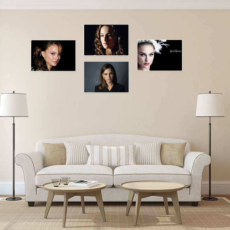 پوستر طرح ناتالی پورتمن کد A-2148-Natalie Portman مجموعه 4 عددی