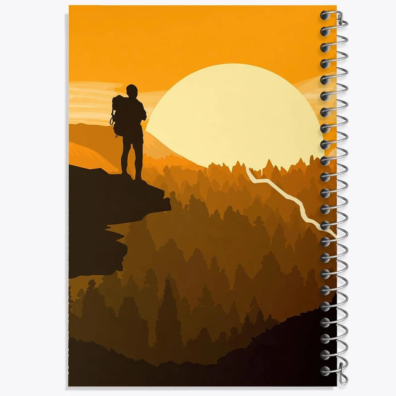 دفتر مشق 50 برگ خندالو مدل کوهنوردی کد 28780